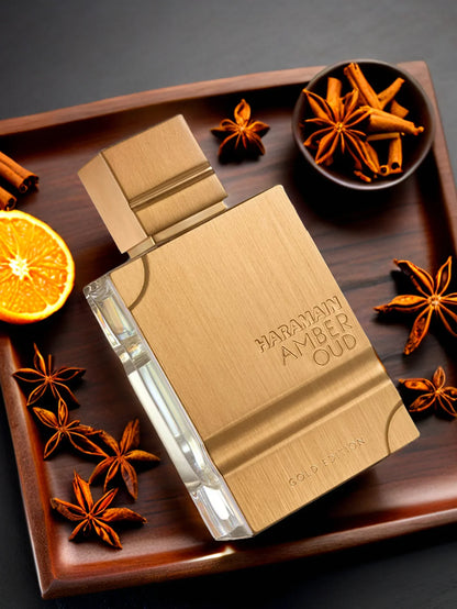 Haramain gold edition -Luxury Amber & Oud Perfume – Perfume Duradero con Notas Amaderadas y Florales