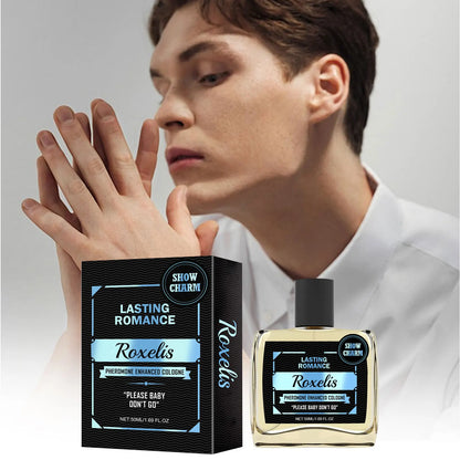 Roxelis 50ml Gentlemen Cologne Pheromone Perfume Increase Charm Confidence Dating Flirting Attract Lasting Glamour Men Perfume