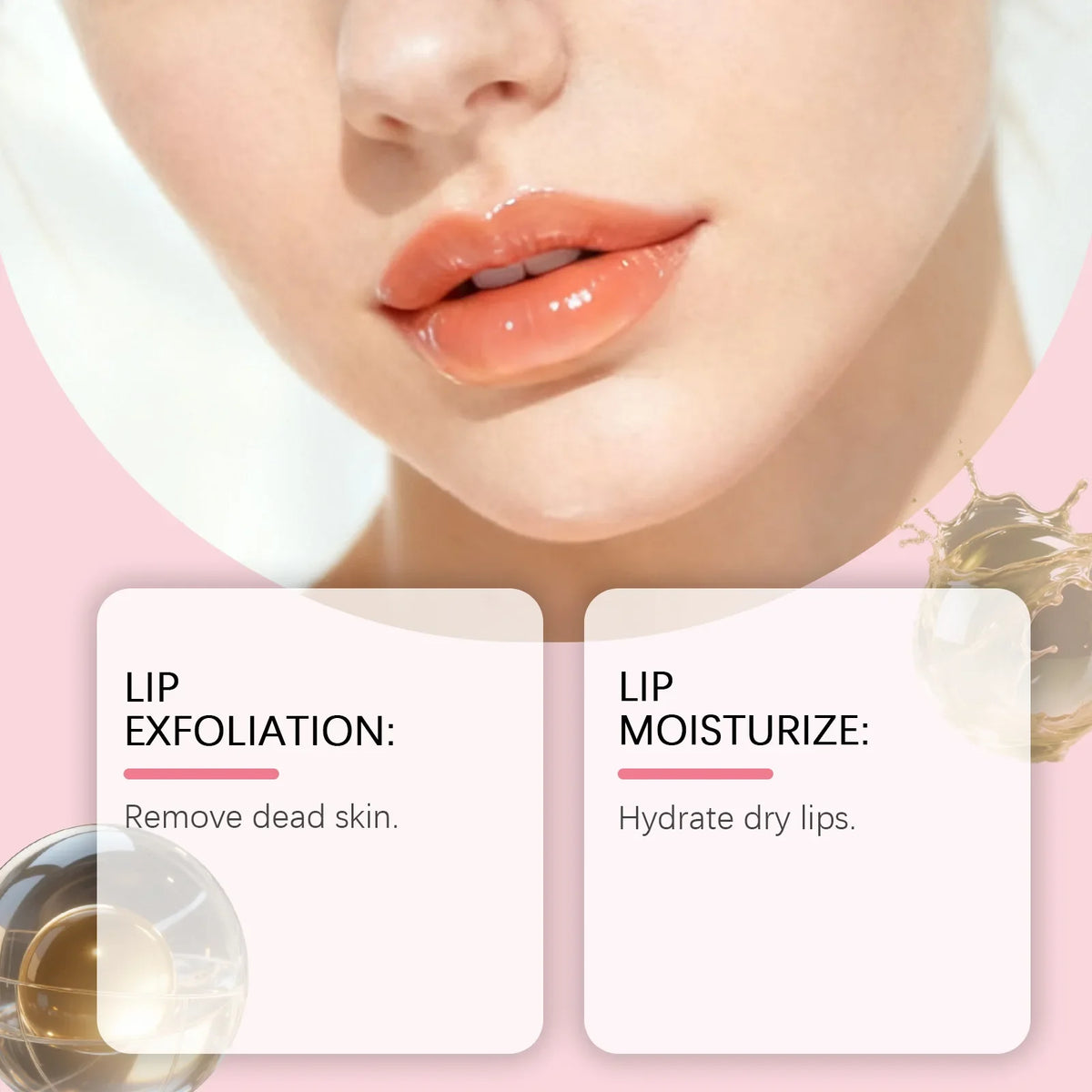 EELHOE Strawberry Lip Scrub to Remove Dark Lips Dead Skin Remover Lip Exfoliator Smooth Skin Care Moisturizing Lip Balm Scrub