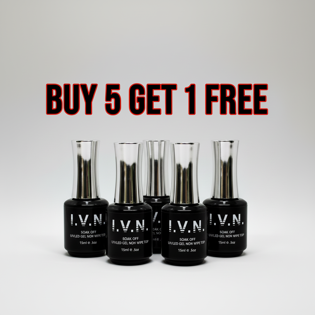 IVN NO CLEANSE GEL TOP COAT 0.5OZ.