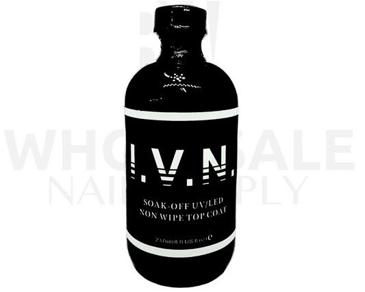 I.V.N GEL NO CLEANSE TOP COAT 8 OZ.