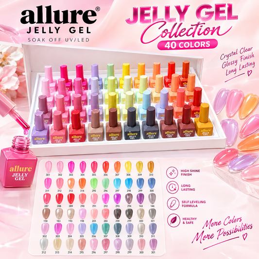 ALLURE JELLY GEL COLLECTION - 40 COLORS
