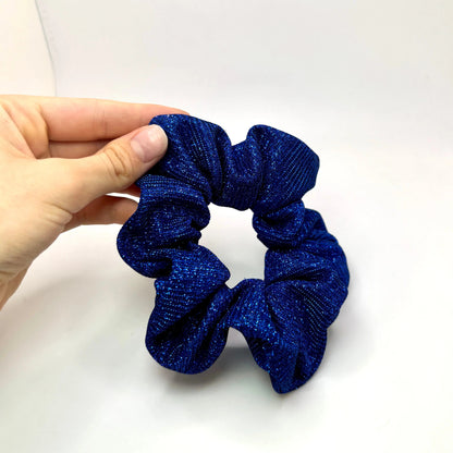 Mini Royal Blue Sparkle Scrunchie