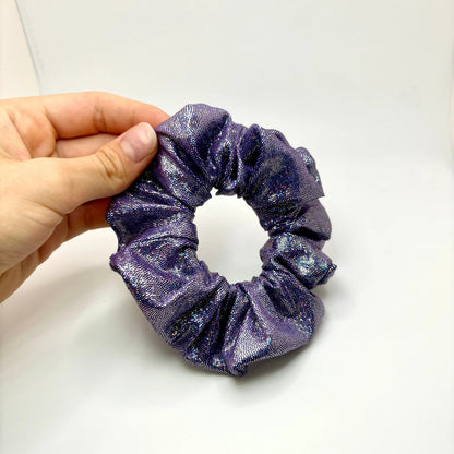 Mini Purple Holographic Scrunchie