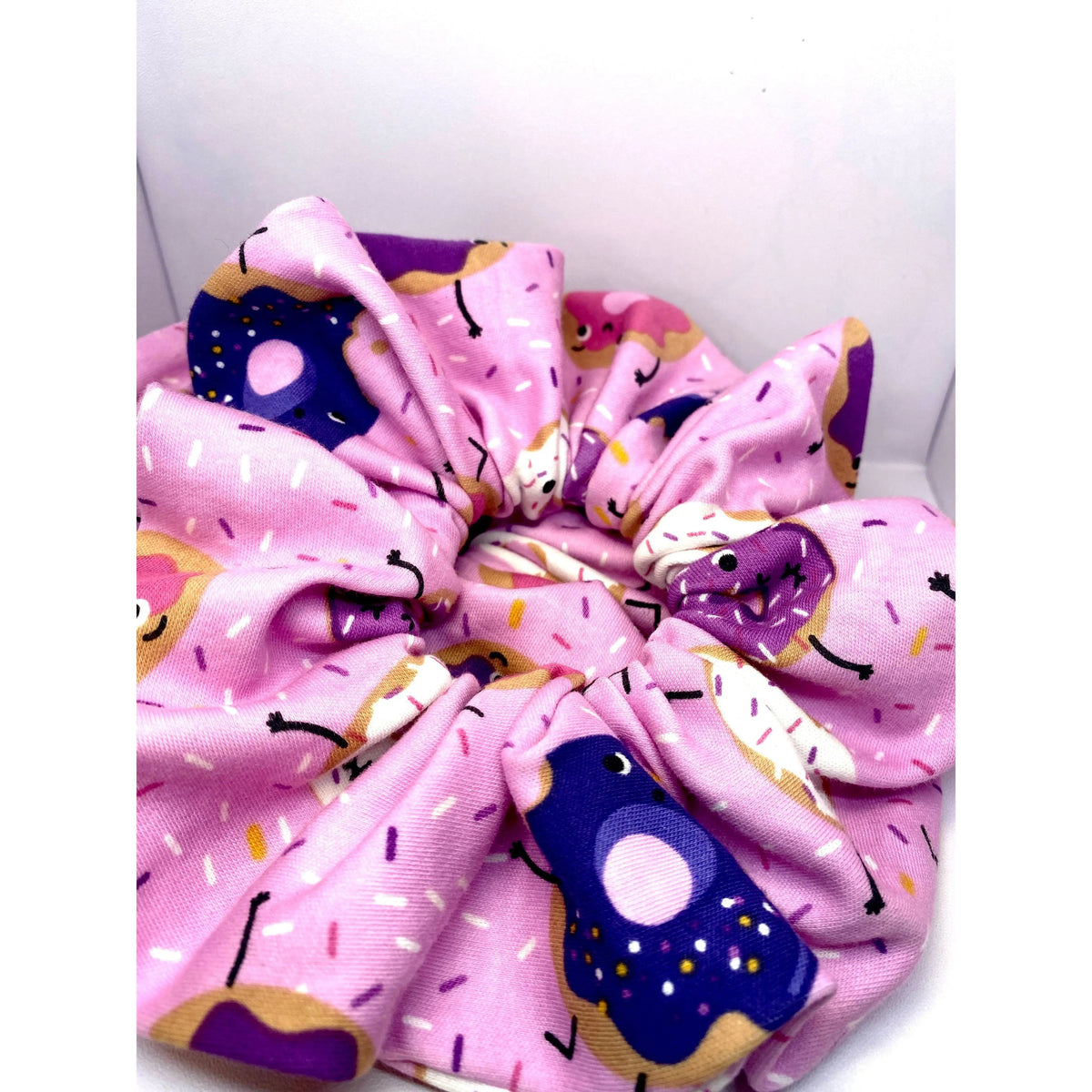 Purple Donut Scrunchie