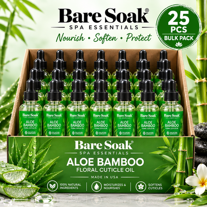 BARE SOAK CUTICLE OIL 2OZ. - ALOE BAMBOO
