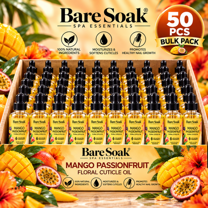 BARE SOAK CUTICLE OIL 2OZ. - MANGO PASSIONFRUIT