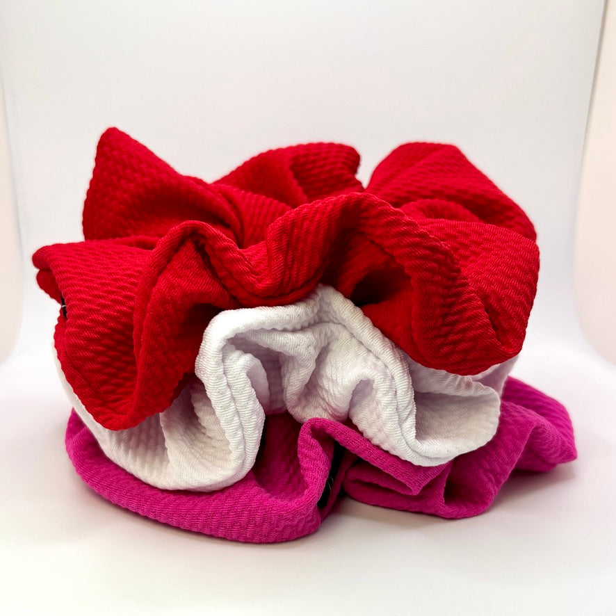 Sweetheart Bullet Scrunchie Trio