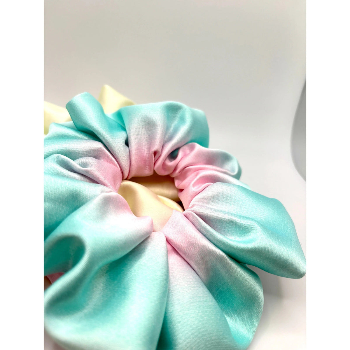 Ombre Pastel Silk Scrunchie