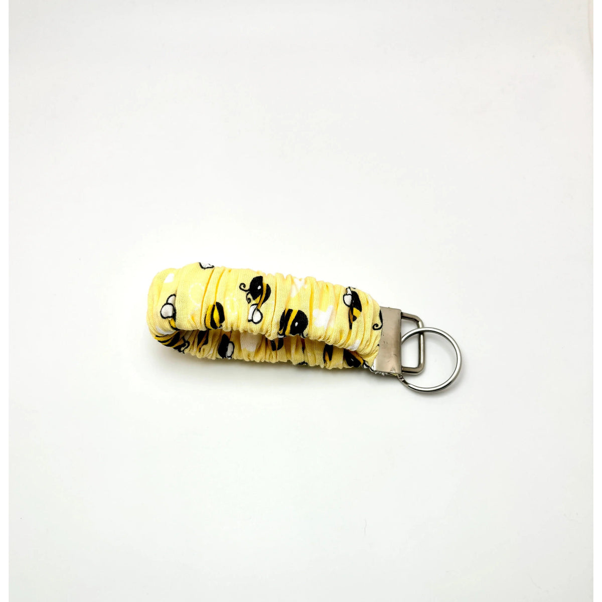 Yellow Bee Summer Scrunchie Wristlet