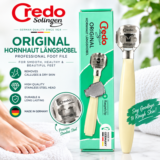 CREDO ELEGANCE ORIGINAL + RASPELCLIP FOOT FILE