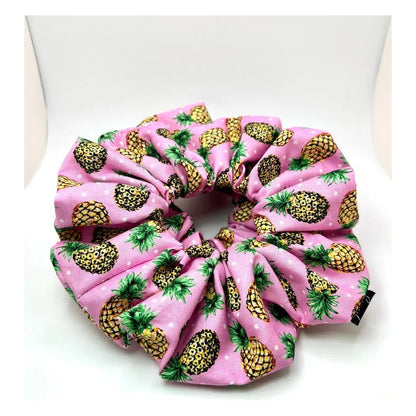 Pink Pineapple Scrunchie