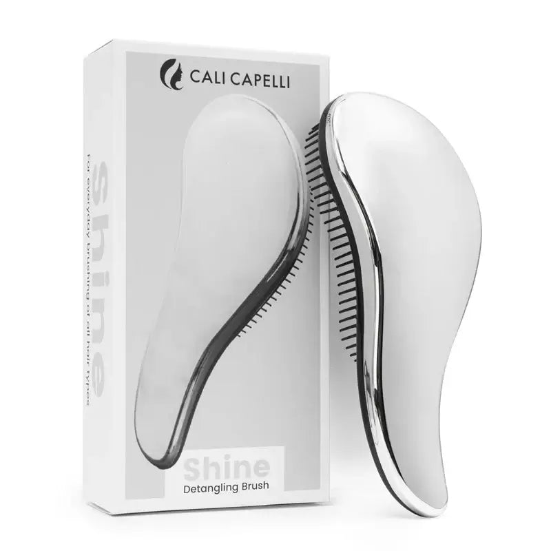 Shine Detangling Hair Brush (Silver)