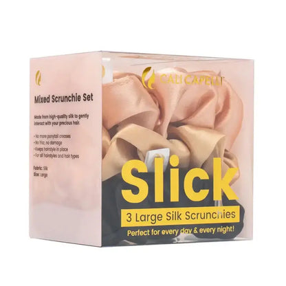 Slick Large Scrunchies Set