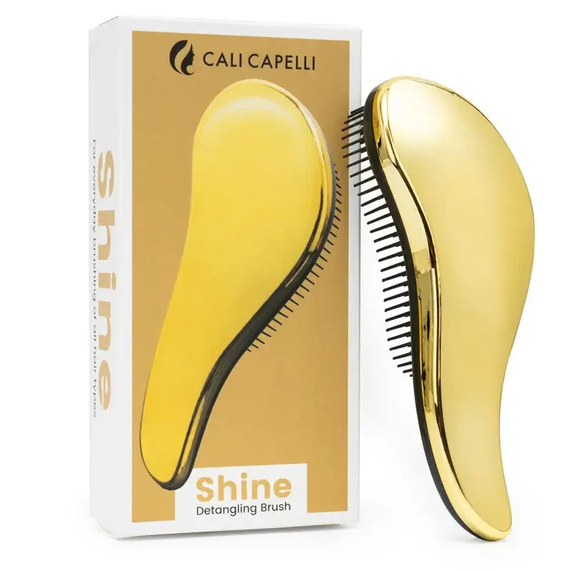 Shine Detangling Hair Brush (Gold)