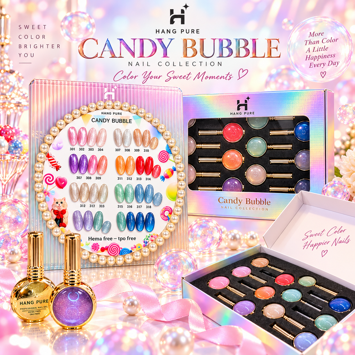 CANDY BUBBLE CAT EYE COLLECTION - 12 COLORS