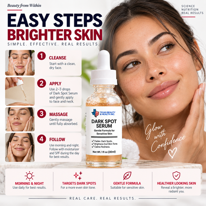 Dark Spot Serum for Sensitive Skin | Gentle Skin Brightening & Even Tone Treatment Serum