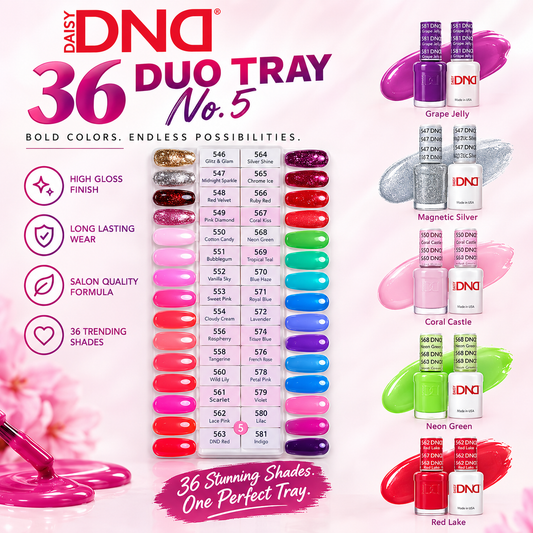 Bandeja DND Duo n.° 5 (DND n.° 546-DND n.° 581) (juego de 36 colores)