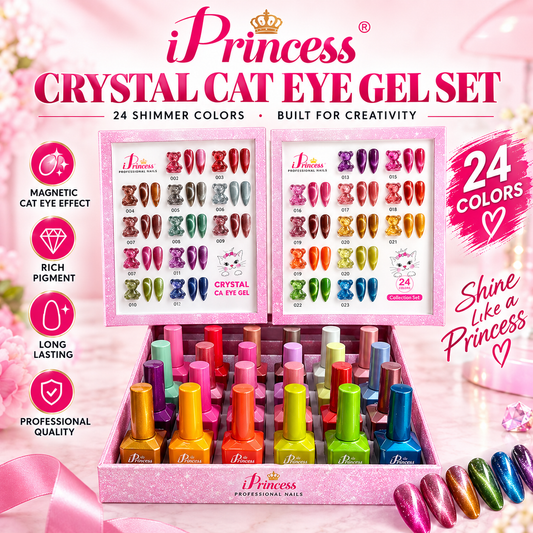 IPRINCESS CRYSTAL CAT EYE COLLECTION 2 - 24 COLORS
