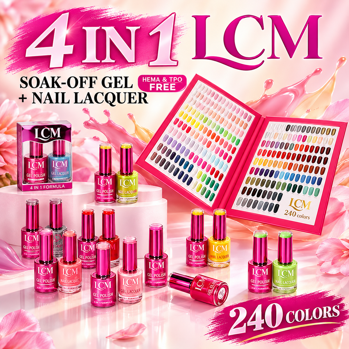 LCM HEMA & TPO FREE COLLECTION - 240 COLORS