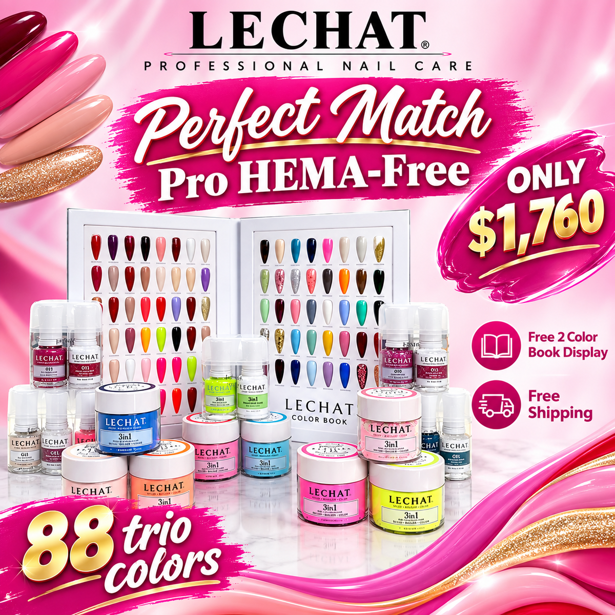 PERFECT MATCH PRO HEMA & TPO FREE - 88 COLORS