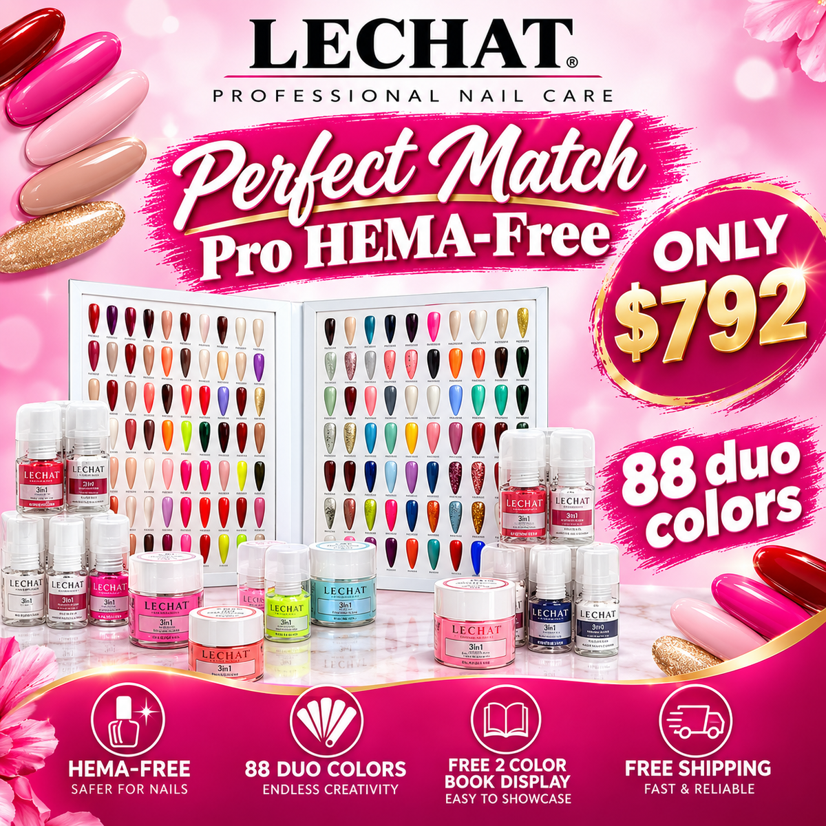 PERFECT MATCH PRO HEMA & TPO FREE - 88 COLORS
