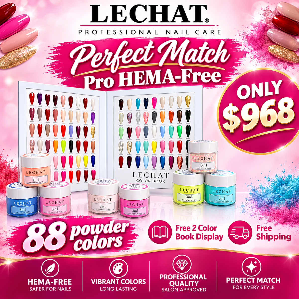 PERFECT MATCH PRO HEMA & TPO FREE - 88 COLORS