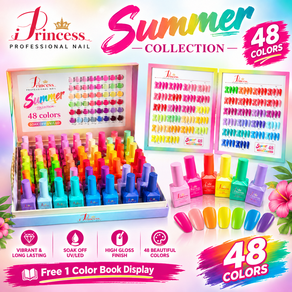 IPRINCESS SUMMER GEL COLLECTION - 48 GEL COLORS