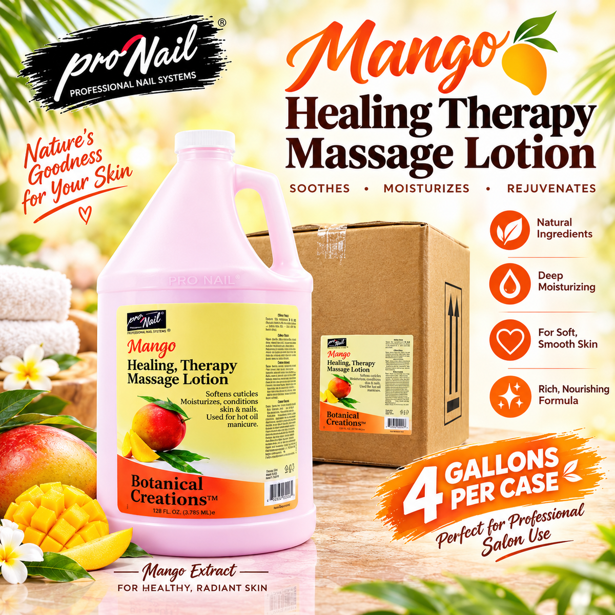 PRONAIL - MANGO - Loción de masaje con terapia curativa 