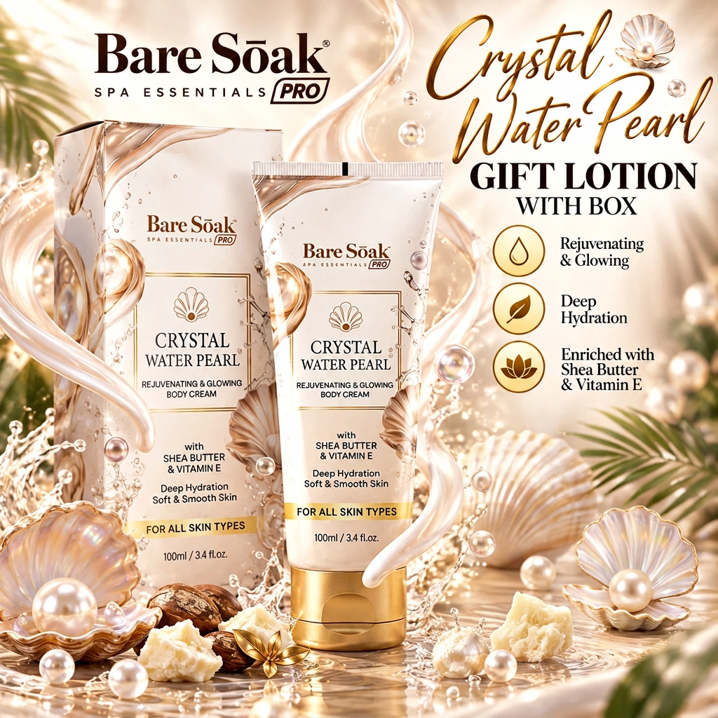 BARE SOAK GIFT LOTION WITH BOX 3.4OZ. (50-TUBE/CASE)