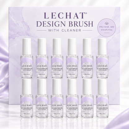 Pincel de diseño Lechat con limpiador 1/3oz.