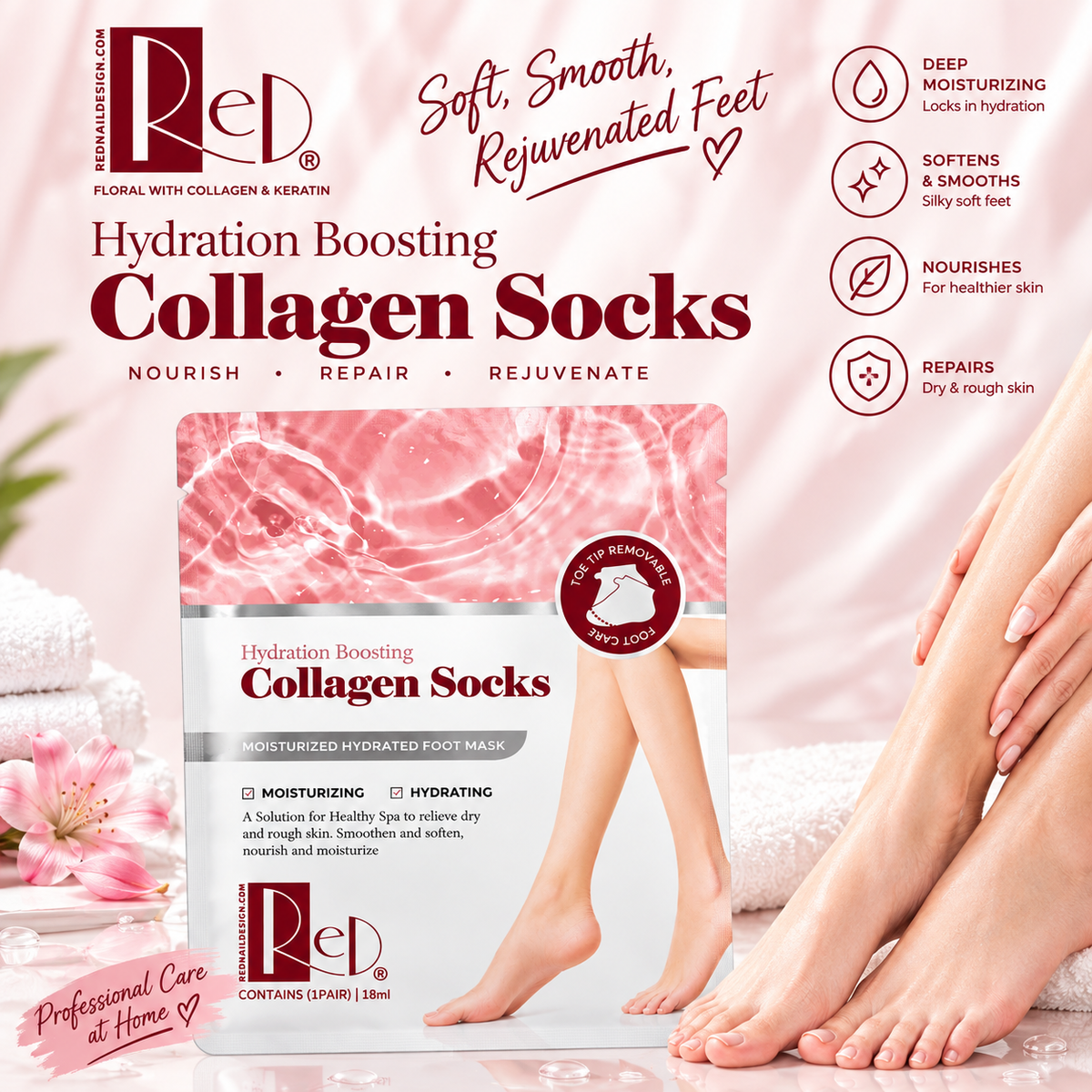 COLLAGEN SOCKS HYDRATION BOOSTING