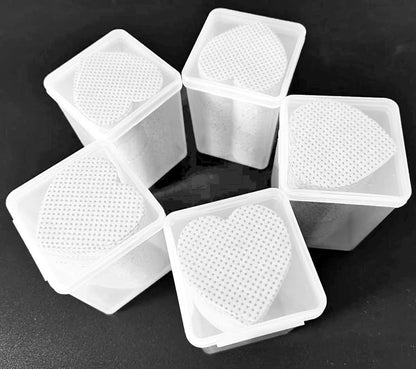 TheNailGoatCo 1000PC Heart-Shaped Lint-Free Nail Wipes for Nail Professionals
