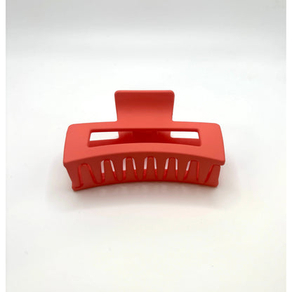 Salmon Pink Claw Clip