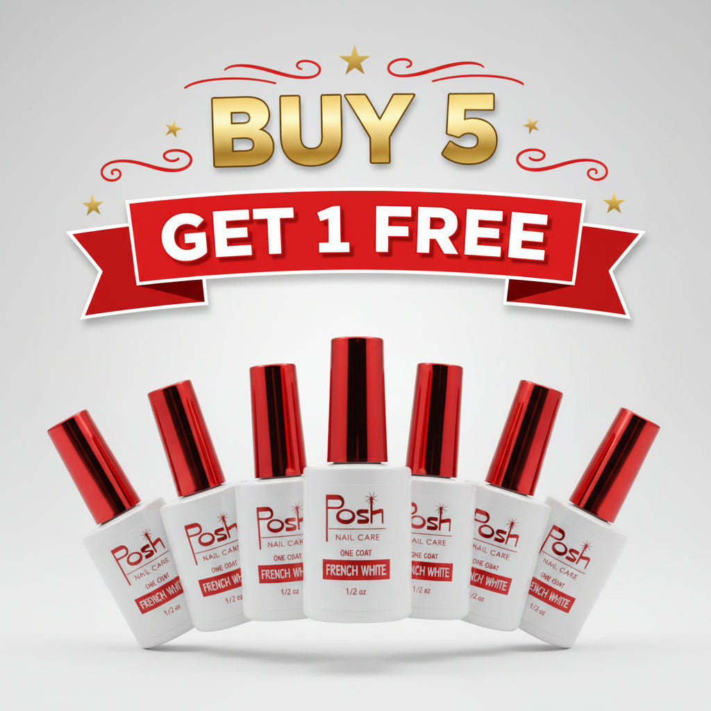 POSH FRENCH WHITE GEL POLISH 0.5OZ.