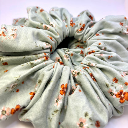 Tiny Flower Sage Scrunchie