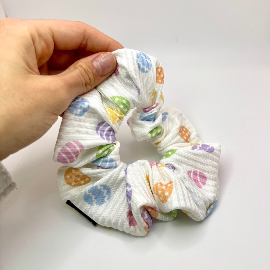 Mini Easter Egg Ribbed Scrunchie
