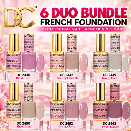 DC DUO 6PCS BUNDLE - FRENCH FOUNDATION
