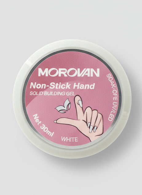 MOROVAN SOLID BUILDER GEL NON-STICKY 60G - WHITE