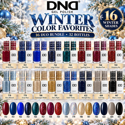 DND WINTER COLOR FAVORITES COLLECTION – 16 DUO BUNDLE