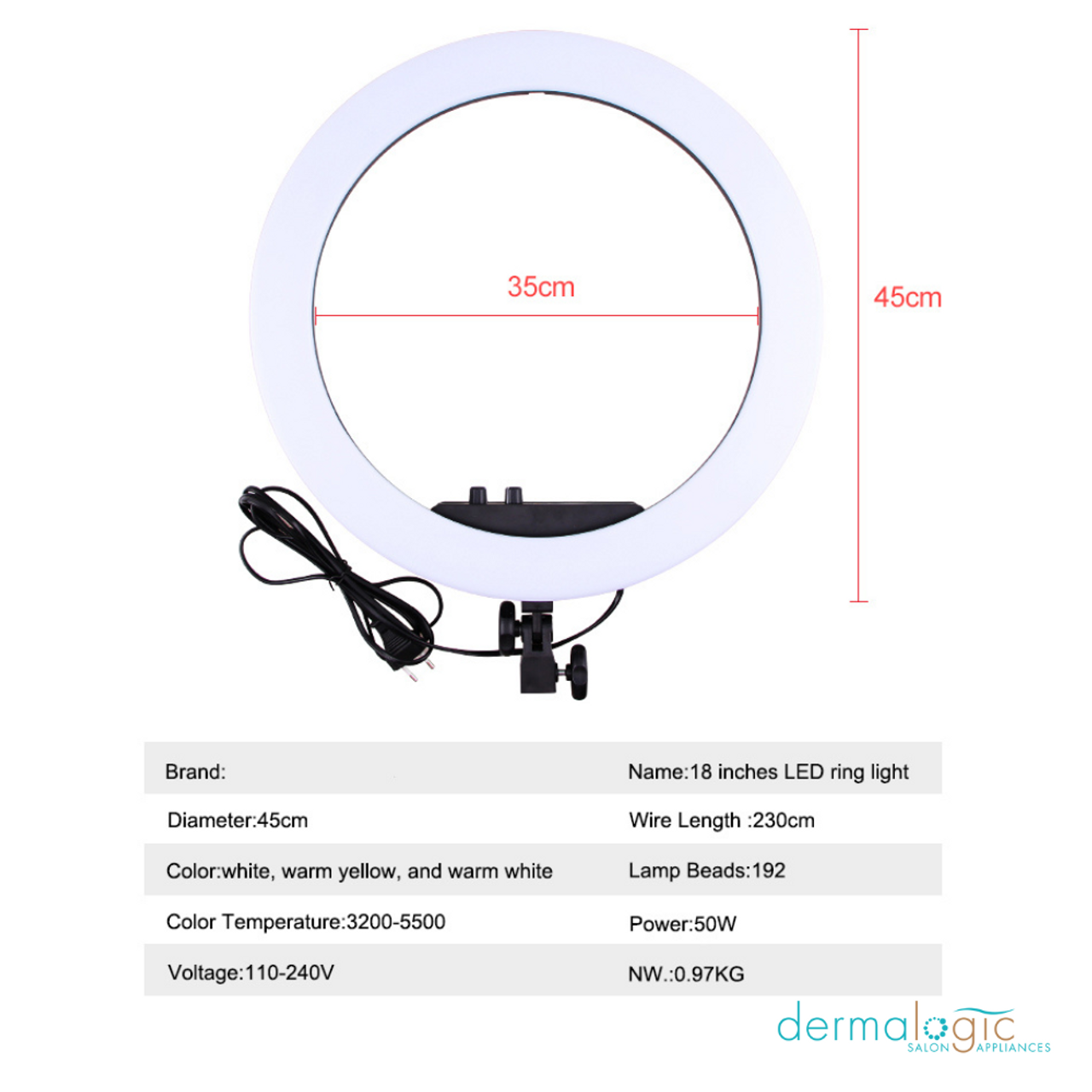 HALO RING LED LIGHT KIT