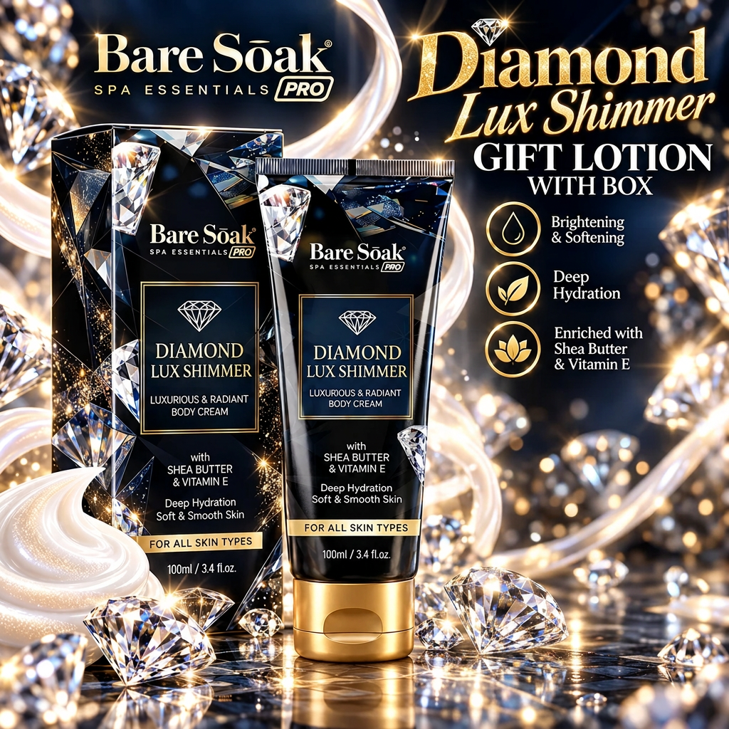BARE SOAK GIFT LOTION WITH BOX 3.4OZ. (50-TUBE/CASE)