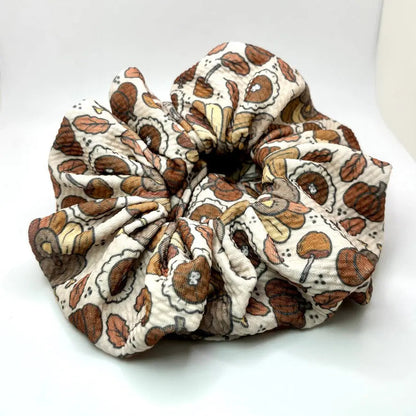 Turkey and Pie Thanksgiving Bullet Scrunchie
