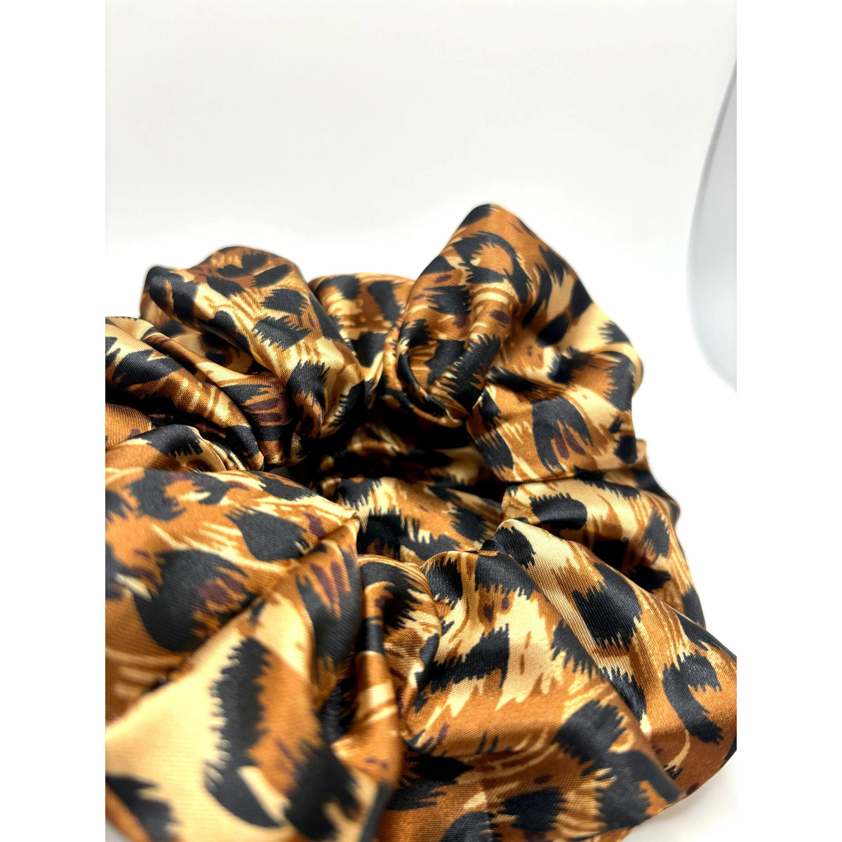 Cheetah Silk Scrunchie