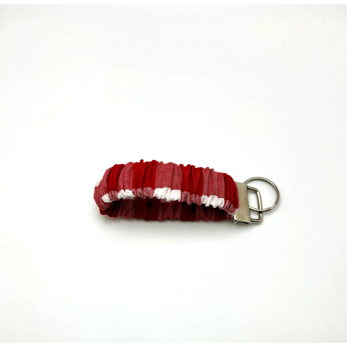 Red Plaid Scrunchie Wristlet
