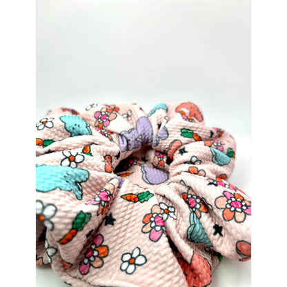 Peep & Floral Spring Bullet Scrunchie