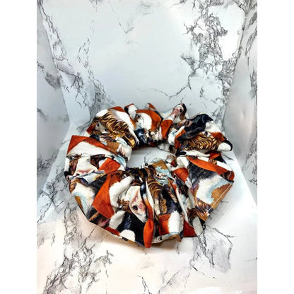 Christmas Cows Scrunchie