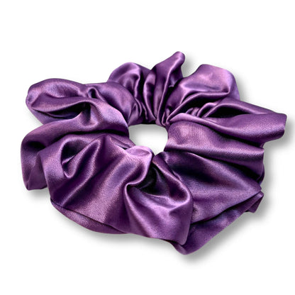 Dusty Purple Silk Scrunchie