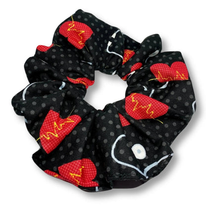 Health Care Worker Black Scrunchie