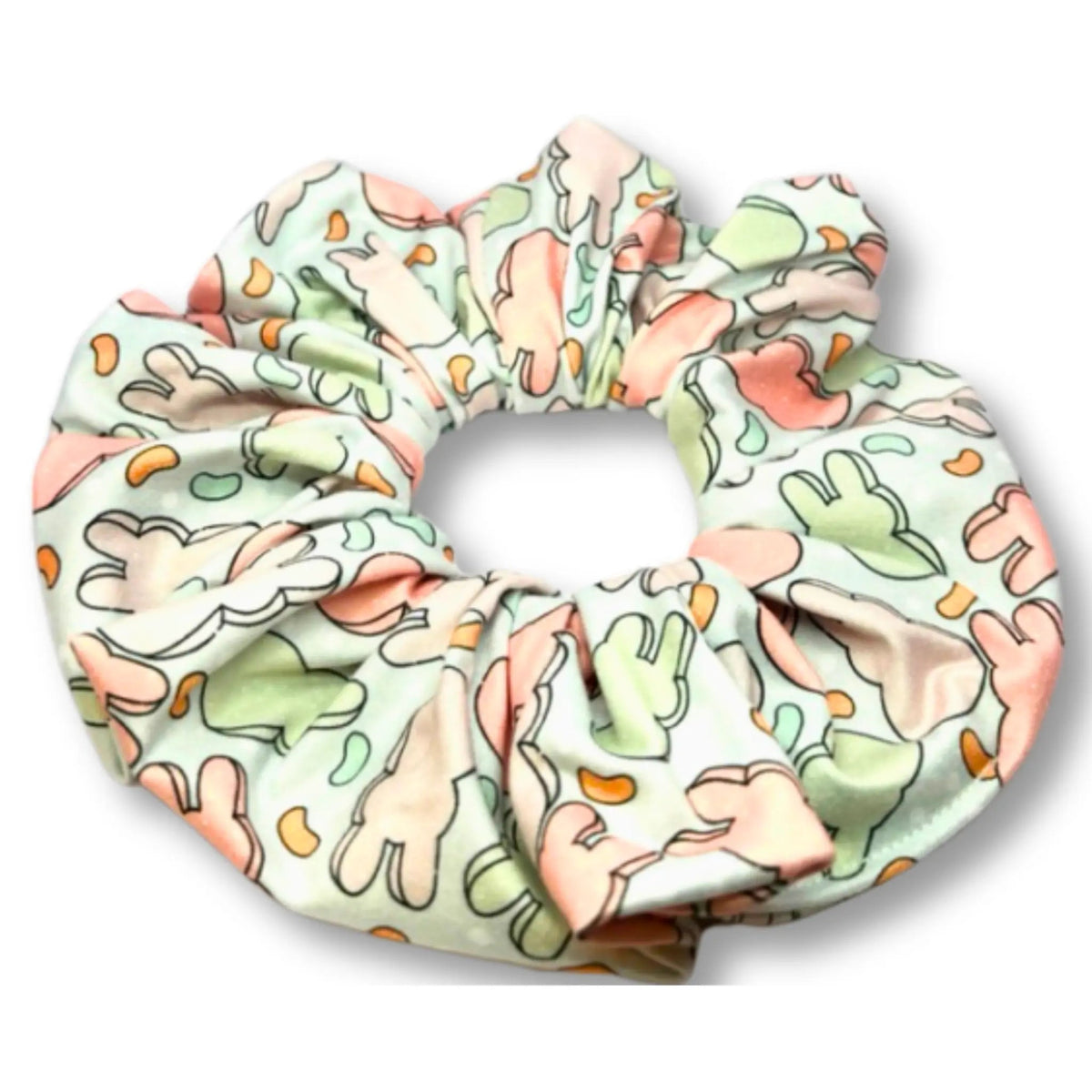 Pastel Peeps Easter Poly Scrunchie